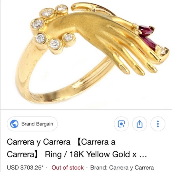 Hand design ring - Picture 3 of 4